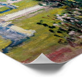 Claude Monet - Die Tuileries Gärten Poster (Ecke)