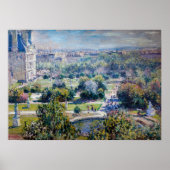 Claude Monet - Die Tuileries Gärten Poster (Vorne)