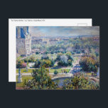 Claude Monet - Die Tuileries Gärten Postkarte<br><div class="desc">The Tuileries Gardens / Les Tuileries - Claude Monet,  1876</div>