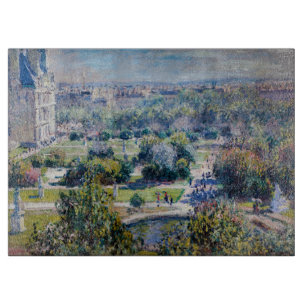 Claude Monet - Die Tuileries Gärten Schneidebrett
