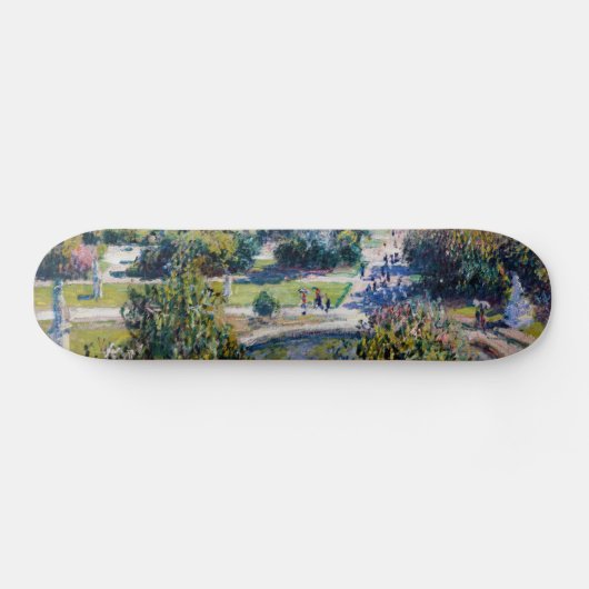 Claude Monet - Die Tuileries Gärten Skateboard (Horizontal)