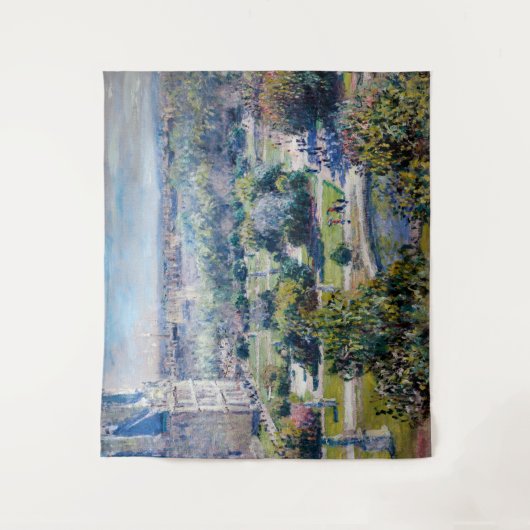 Claude Monet - Die Tuileries Gärten Wandteppich (Vorderseite)