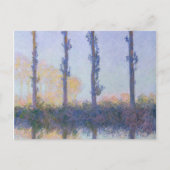 Claude Monet | Die vier Bäume Postkarte (Vorderseite)