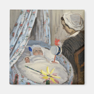 Claude Monet die Wiege, Camille mit Sohn Jean Magnet