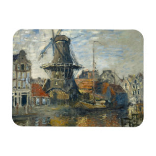 Claude Monet - Die Windmühle am Onbekende Magnet