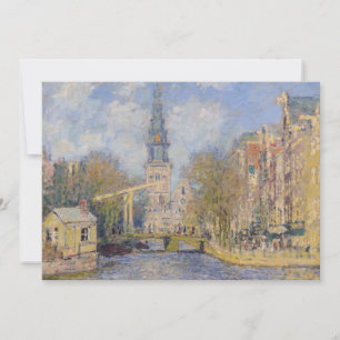 Claude Monet - Die Zuiderkerk, Amsterdam Dankeskarte