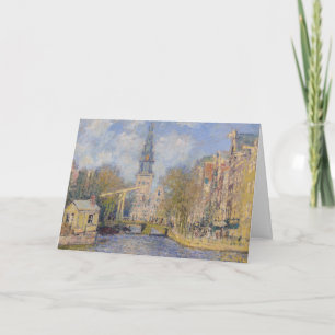 Claude Monet - Die Zuiderkerk, Amsterdam Karte