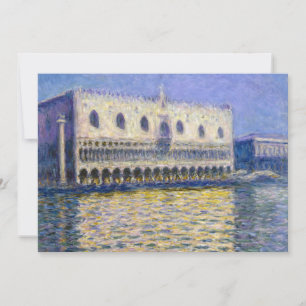 Claude Monet - Doge-Palast Einladung