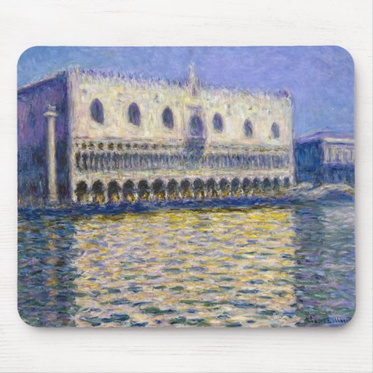 Claude Monet - Doge-Palast Mousepad (Vorne)
