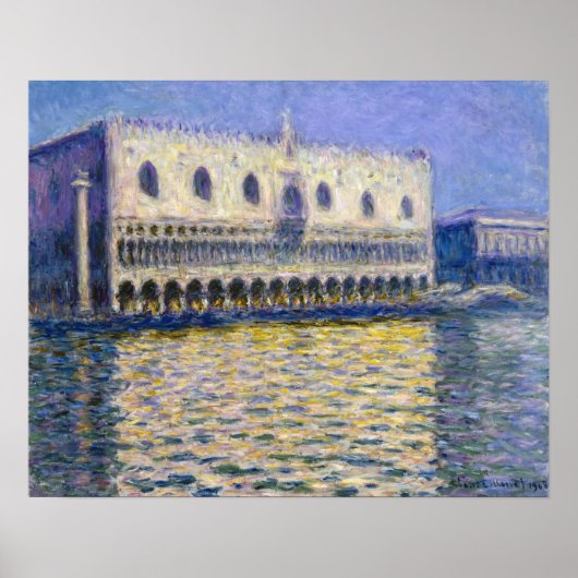 Claude Monet - Dogenpalast Poster (Vorne)