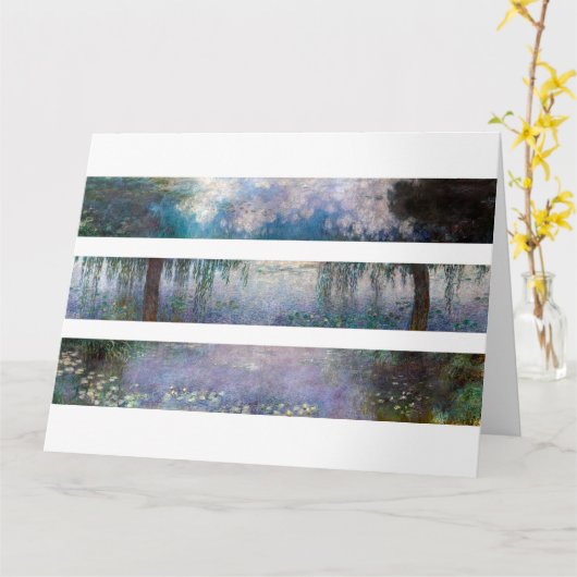 Claude Monet Drei Gemälde im Orangerie Museum Karte (Gelbe Blume)