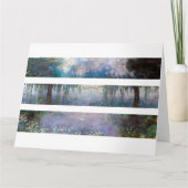 Claude Monet Drei Gemälde im Orangerie Museum Karte (Vorderseite)