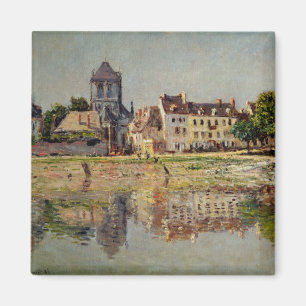 Claude Monet   durch den Fluss bei Vernon, 1883 Magnet
