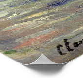 Claude Monet ~ Dutch Tulips Poster (Ecke)