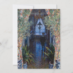 Claude Monet - Ecke der Wohnung Dankeskarte