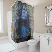 Claude Monet - Ecke der Wohnung Duschvorhang (Beispiel)