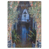 Claude Monet - Ecke der Wohnung Klemmbrett (Rückseite)