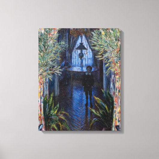 Claude Monet - Ecke der Wohnung Leinwanddruck (Vorderseite)