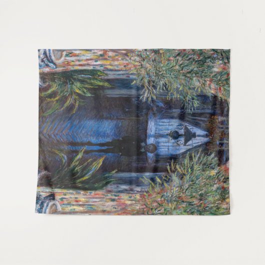 Claude Monet - Ecke der Wohnung Wandteppich (Vorderseite (Horizontal))