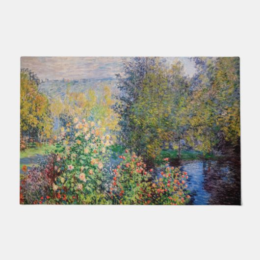 Claude Monet - Ecke des Gartens am Montgeron Fußmatte (Vorderseite)