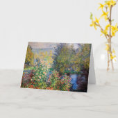 Claude Monet - Ecke des Gartens am Montgeron Karte (Gelbe Blume)