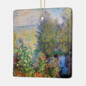 Claude Monet - Ecke des Gartens am Montgeron Keramikornament (Links)