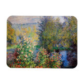 Claude Monet - Ecke des Gartens am Montgeron Magnet (Horizontal)