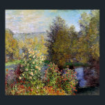 Claude Monet - Ecke des Gartens am Montgeron Poster<br><div class="desc"></div>