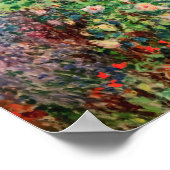 Claude Monet - Ecke des Gartens am Montgeron Poster (Ecke)