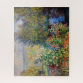 Claude Monet - Ecke des Gartens am Montgeron Puzzle (Vertikal)