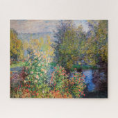 Claude Monet - Ecke des Gartens am Montgeron Puzzle (Horizontal)
