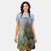 Claude Monet - Ecke des Gartens am Montgeron Schürze (Getragen)