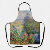 Claude Monet - Ecke des Gartens am Montgeron Schürze (Vorderseite)