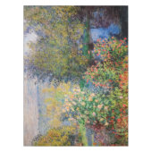 Claude Monet - Ecke des Gartens am Montgeron Tischdecke (Vorderseite)