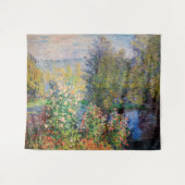Claude Monet - Ecke des Gartens am Montgeron Wandteppich (Vorderseite (Horizontal))