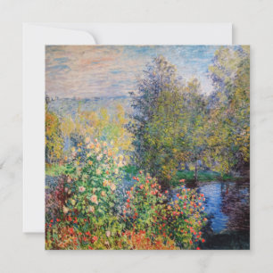 Claude Monet - Ecke des Gartens in Montgeron Einladung