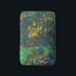 Claude Monet - Ecke eines Teiches mit Wasserlilien Badematte<br><div class="desc">Coin du bassin aux nympheas / Corner of a Pond with Wasserlilien - Claude Monet,  Oil on Leinwand,  1918</div>