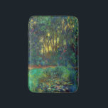 Claude Monet - Ecke eines Teiches mit Wasserlilien Badematte<br><div class="desc">Coin du bassin aux nympheas / Corner of a Pond with Wasserlilien - Claude Monet,  Oil on Leinwand,  1918</div>