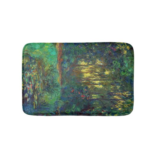Claude Monet - Ecke eines Teiches mit Wasserlilien Badematte (Vorderseite)