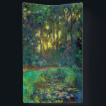 Claude Monet - Ecke eines Teiches mit Wasserlilien Banner<br><div class="desc">Coin du bassin aux nympheas / Corner of a Pond with Wasserlilien - Claude Monet,  Oil on Leinwand,  1918</div>