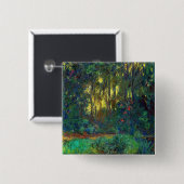 Claude Monet - Ecke eines Teiches mit Wasserlilien Button (Vorne & Hinten)