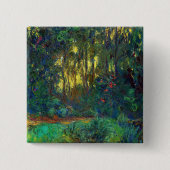 Claude Monet - Ecke eines Teiches mit Wasserlilien Button (Vorderseite)