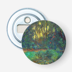 Claude Monet - Ecke eines Teiches mit Wasserlilien Flaschenöffner