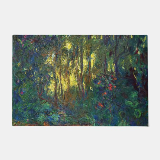Claude Monet - Ecke eines Teiches mit Wasserlilien Fußmatte (Vorderseite)