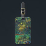 Claude Monet - Ecke eines Teiches mit Wasserlilien Gepäckanhänger<br><div class="desc">Coin du bassin aux nympheas / Corner of a Pond with Wasserlilien - Claude Monet,  Oil on Leinwand,  1918</div>