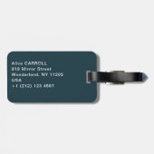 Claude Monet - Ecke eines Teiches mit Wasserlilien Gepäckanhänger (Rückseite horizontal)