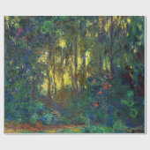 Claude Monet - Ecke eines Teiches mit Wasserlilien Geschenkpapier (Flach)