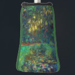 Claude Monet - Ecke eines Teiches mit Wasserlilien Golf Headcover<br><div class="desc">Coin du bassin aux nympheas / Corner of a Pond with Wasserlilien - Claude Monet, Oil on Leinwand, 1918</div>