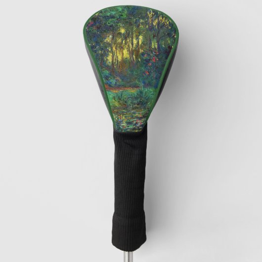 Claude Monet - Ecke eines Teiches mit Wasserlilien Golf Headcover (Vorderseite)