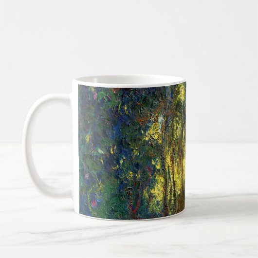 Claude Monet - Ecke eines Teiches mit Wasserlilien Kaffeetasse (Links)